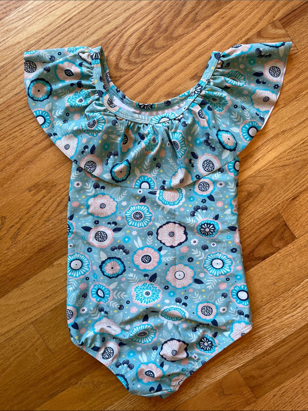 Ruffle Butts Floral Ruffle One-Piece Swimsuit - Picture 3 of 10